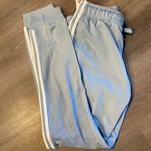 Blue women’s adidas soccer pants NWT